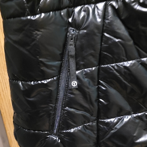 Talbots Shiny Black Quilted Vest - Picture 7 of 11